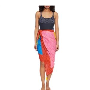 NWT Coach Colorblock
Signature Sarong